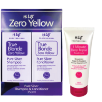 Hi Lift True Blonde Zero Yellow Trio Pack with 1 Minute Deep Repair Treatment