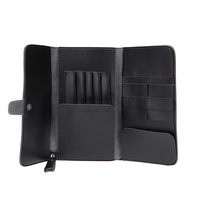 My Hair Scissor Folio Wallet Pouch - PU LEATHER Black