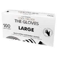 Hi Lift Colour Master The Gloves Black Nitrile LARGE