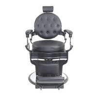Harlem Barbers Chair Black