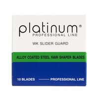 Nikky Platinum Hairdressing Blades with Slider Guard 10pk