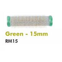 Roller Metal Brush 15mm Green