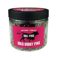 Bull Pins Bobby Pins Gold