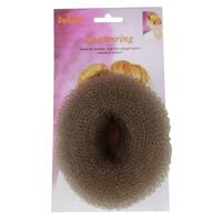Hair Donut X-Large Brown 12cm