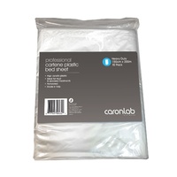 Caron Cartene Heavy Duty Plastic Bed Sheets 10pk