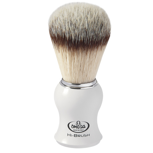 Omega Hi-Brush Shaving Brush - Synthetic Fibers