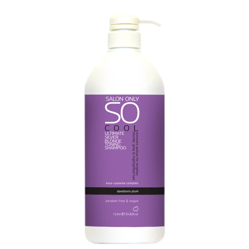 SO Cool Ultimate Silver Toning Blonde Shampoo 1LT