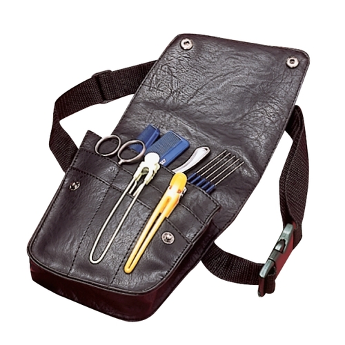 Tool Bag 6 Pocket Pouch with Waist Belt Leather - TB62