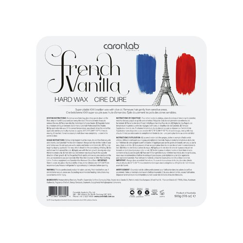 Caron French Vanilla hard Wax Pallets 500g