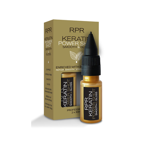 RPR Keratin Power Shot Smooth & Gloss 2x30ml