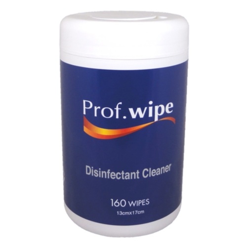 Prof. Disinfectant Cleaner Wipes 160pk