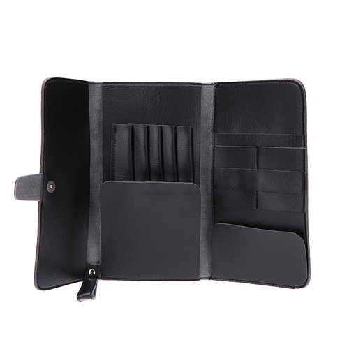 My Hair Scissor Folio Wallet Pouch - PU LEATHER Black
