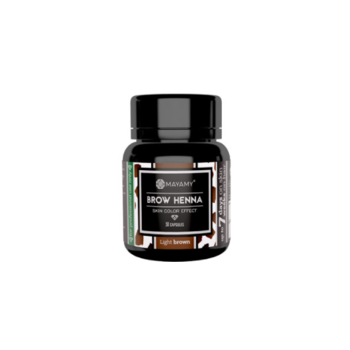 Mayamy Brow Henna Light Brown 30 Capsules