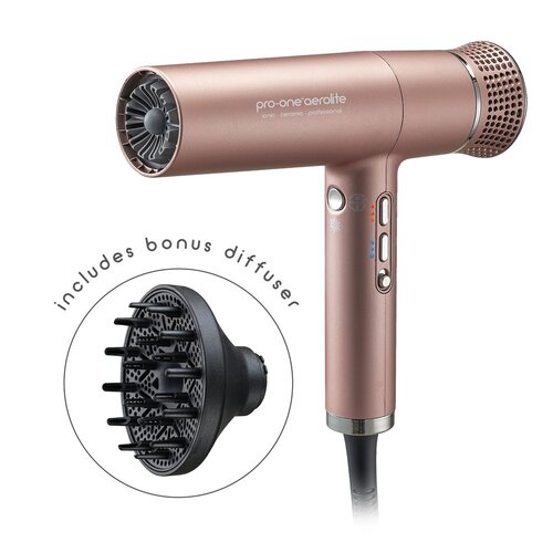 Pro-One Aerolite Hair Dryer [Colour: Gold]