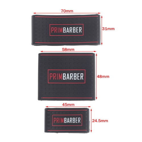 Prim Barber Clipper and Trimmer Grippers - 3pk [Colour: Black]