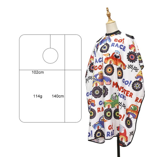 My Hair Kids Cape - Racing