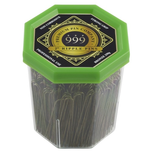 999 Ripple Pins 2 Inch Bronze 250 g