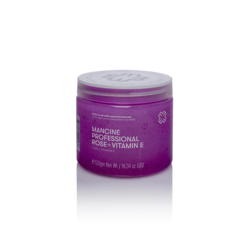 Mancine Rose & Vitamin E Hot Salt Body Scrub 520g