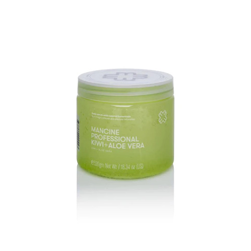 Mancine Kiwi & Aloe Vera Hot Salt Body Scrub 520g
