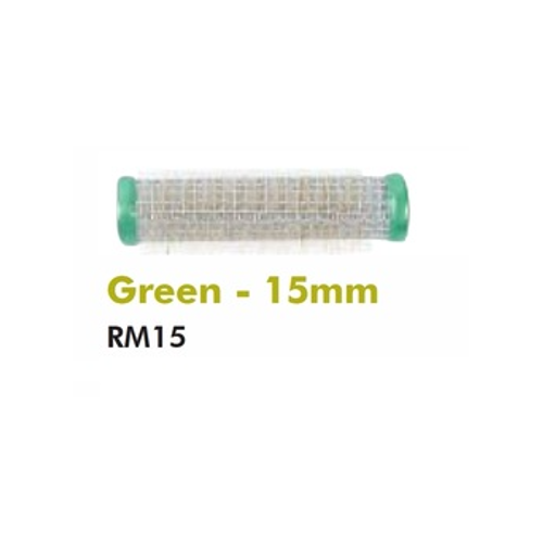 Roller Metal Brush 15mm Green