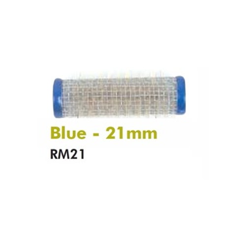 Roller Metal Brush 21mm Blue