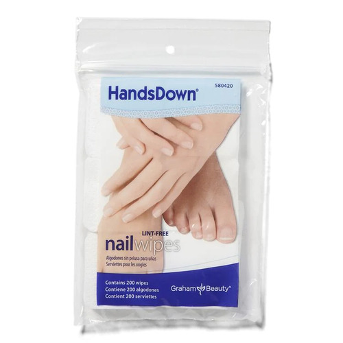 CND Hands Down Lint Free Nail Wipes 200s