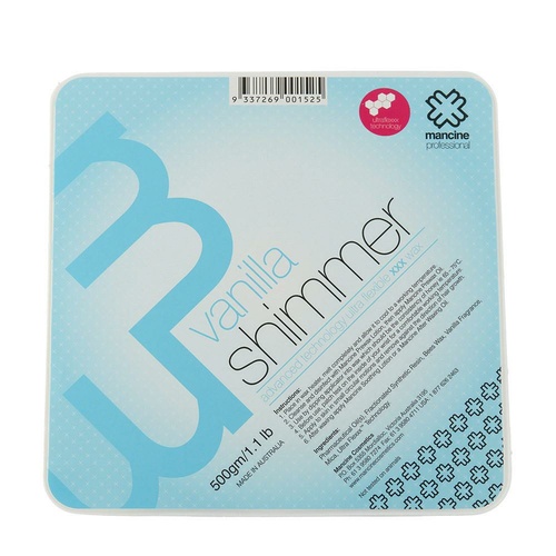 Mancine Vanilla Shimmer Hot Wax 500g