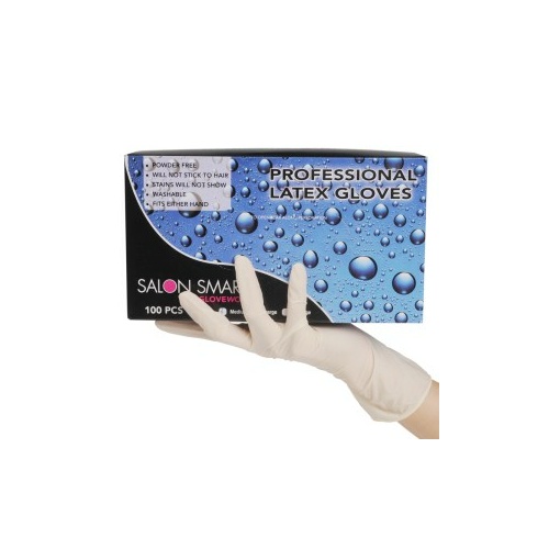 Salon Smart Latex Gloves Small