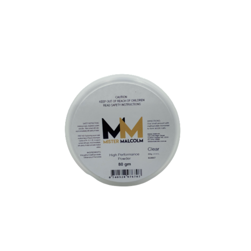 Mister Malcolm Acrylic Powder - High Performance 80g [Colour: Clear]